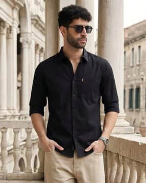 buda jeans co Men Regular Fit Shirt with Spread Collar-picture-53