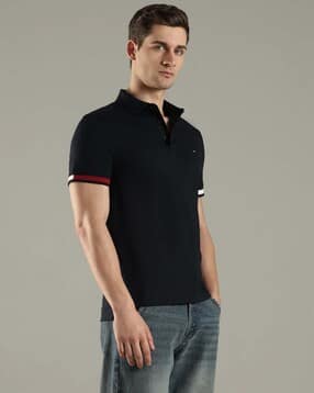 Slim Fit Cotton Polo T-Shirt