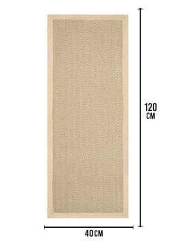 saral home  Jute & Cotton Woven Anti-Slip Strong Border Runner -picture-10