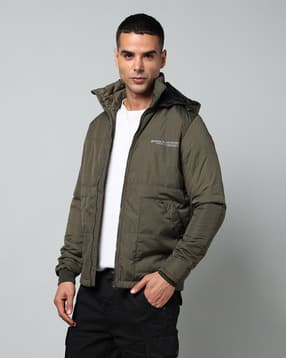 spykar Men Quilted Regular Fit Puffer Jacket-picture-39