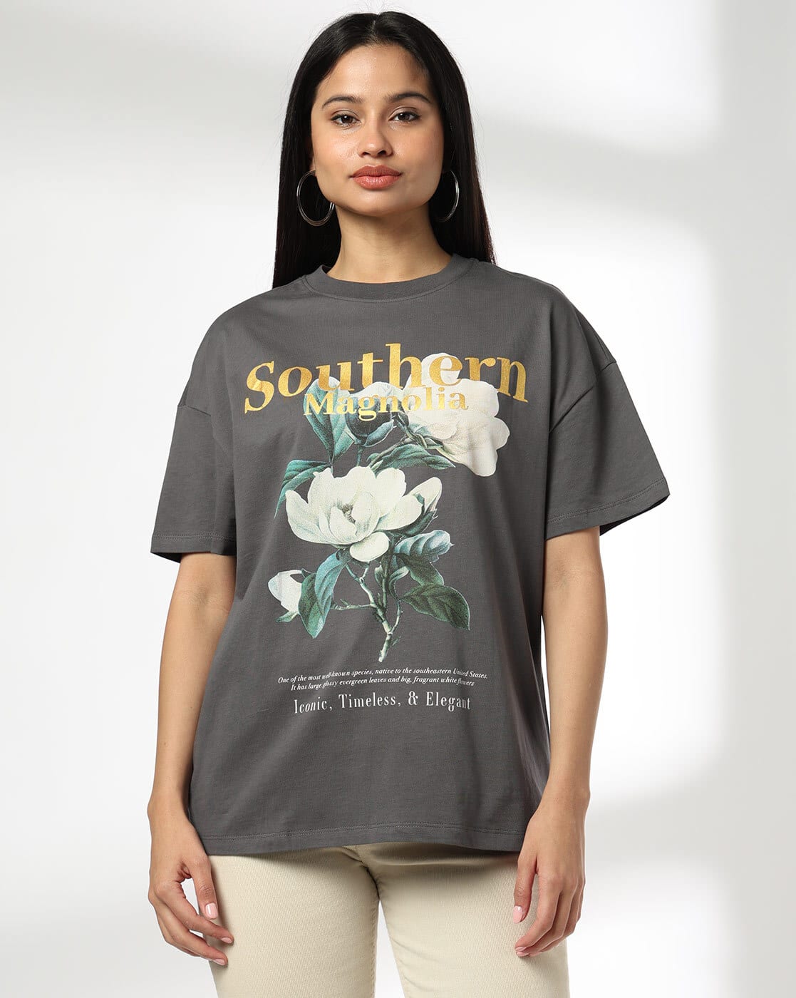 Buy Charcoal Tshirts for Women by DNMX Online | Ajio.com