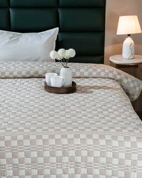 saral home Cotton Dibbi Quilt with Pillow Cover-picture-31
