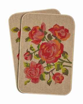 saral home Jute Floral Anti-Skid Doormat-picture-35