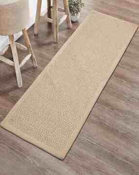 saral home  Jute & Cotton Woven Anti-Slip Strong Border Runner -picture-10