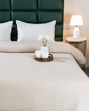saral home Self Stripe Cotton Quilt with Pillow Cover-picture-30