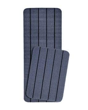 saral home  Stripe Pack of 2  Doormat & Runner Antiskid -picture-41