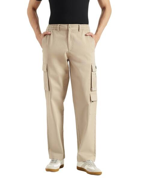 UNITED COLORS OF BENETTON Men Straight Fit Cargo Pants