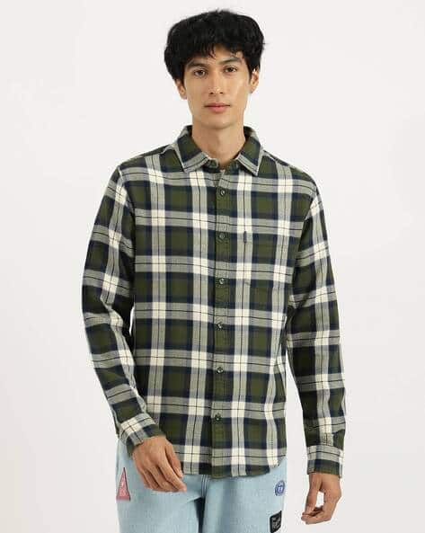 Boys Regular Fit Checkered Casual Shirt