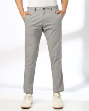 netplay Men Slim Fit Flat-Front Trousers-picture-12