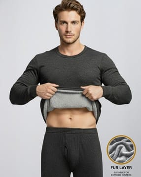 lux cozi Heatek Far Layer Thermal Top for Men-picture-29