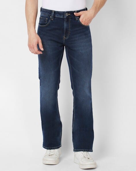SPYKAR Men Lightly Washed Bootcut Jeans
