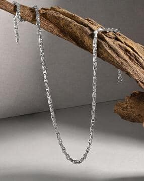 touch925 Men Sterling Silver Matrix Link Chain-picture-33