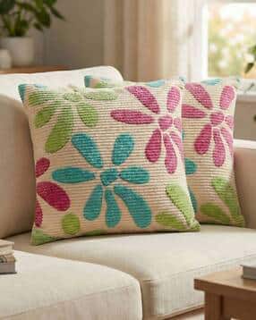  Set of 2 Decorative Designer Sofa Cushion Covers