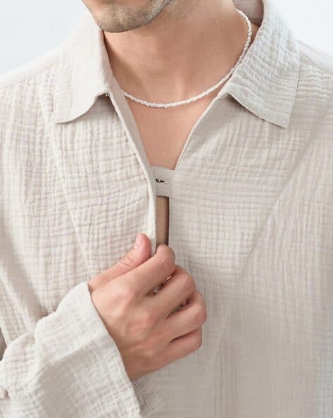 Vastrado Men Oversized Fit Cotton Shirt - Image 7