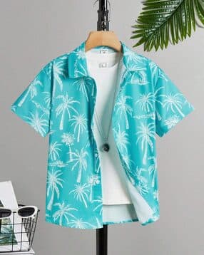 Boys Printed Regular Fit Shirt-image-39