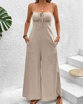 outzidr global Women Strappy Jumpsuit with Insert Pockets-picture-16