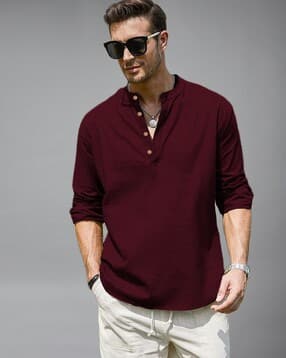 dareal Men Slim Fit Full-Sleeve Kurta-picture-32