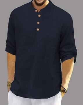 dareal Men Cotton Slim Fit Kurta-picture-51