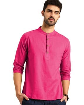 univibe Men Slim Fit Short Kurta-picture-37