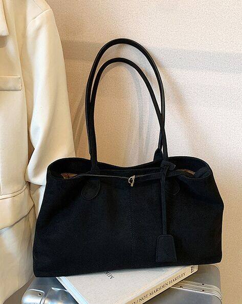Lulu & Sky Women Tote Bag with Stitch Detail