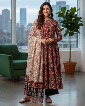 nyrika Women Printed 3-Piece Kurta Suit Set-picture-11