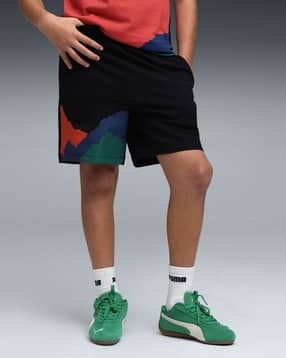 Mid Rise Regular Fit Shorts-image-48