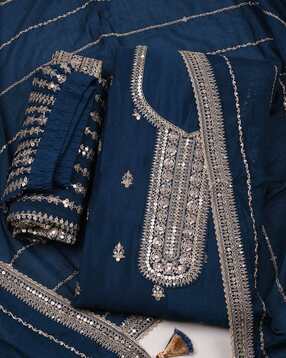 Women Embroidered 3-Piece Unstitched Dress Material