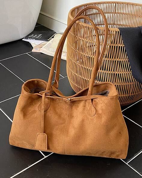 Lulu & Sky Women Totebag with Stitch Detail