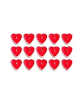 afast Pack of 15 Heart-Shaped Candles-picture-22
