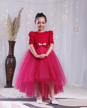 toy balloon kids Girls Embellished Fit & Flare Dress-picture-29
