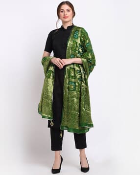svaraa Women Banarasi Woven Dupatta-picture-26