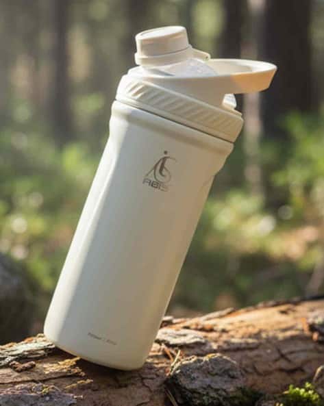 AGIS Logo Print BPA-Free Protein Shaker Bottle