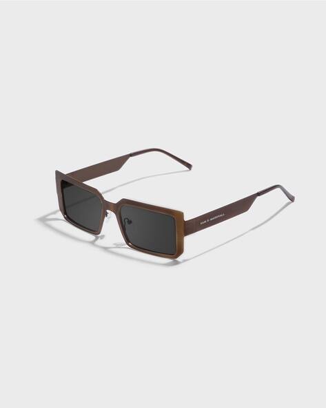 Sam & Marshall Unisex Draxen Polarized UV400 Protection Rectangle Sunglasses