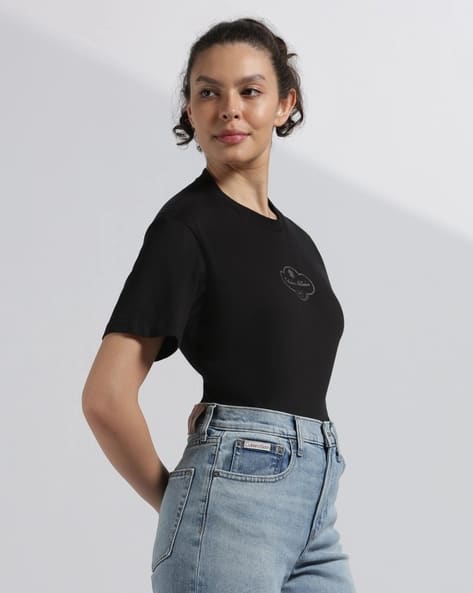 Buy Calvin Klein Jeans Women Logo Print Relaxed Fit  Online