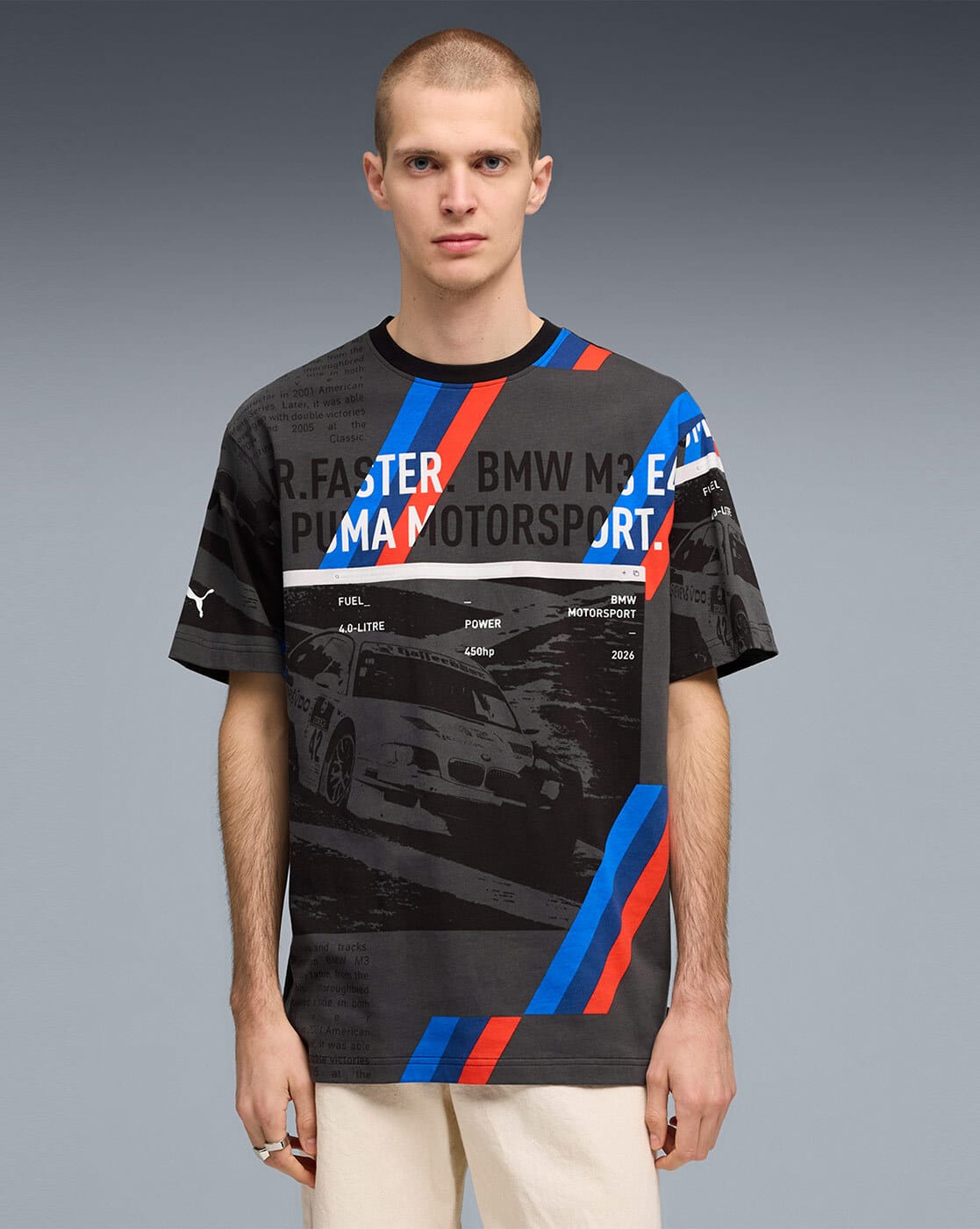 BMW M Motorsport Sportswear Men's Relaxed All-Over-Printed Tee