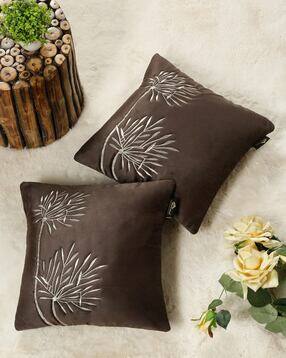 hosta homes Pack of 2 Velvet Printed Cushion Cover-picture-47