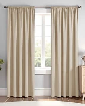 Pack of 2 Blackout Polyester Long Door Curtains-image-42