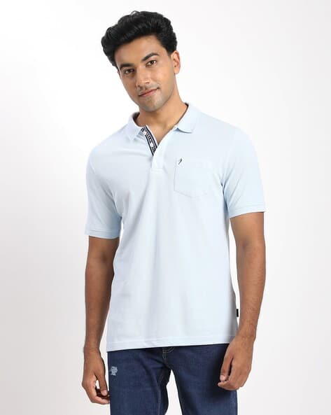 INDIAN TERRAIN Men Regular Fit Polo T-Shirt