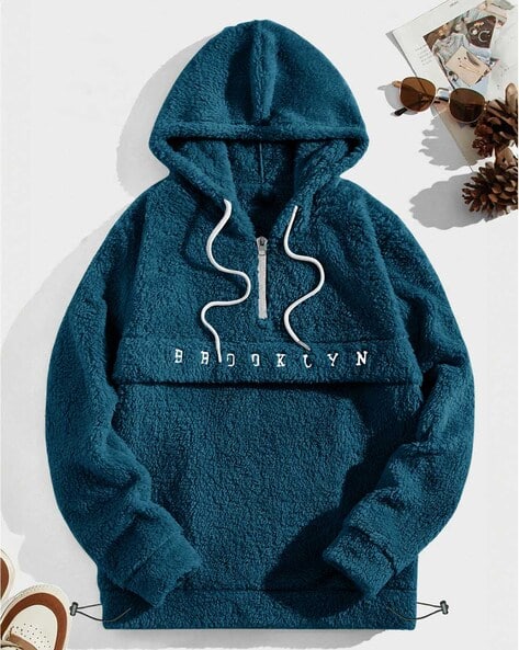 Buda Jeans Co Men Regular Fit Hoodie with Drawstring