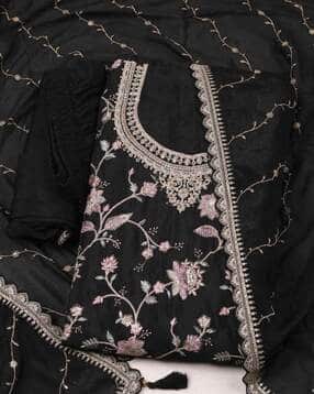 Women Embroidered 3-Piece Unstitched Dress Material