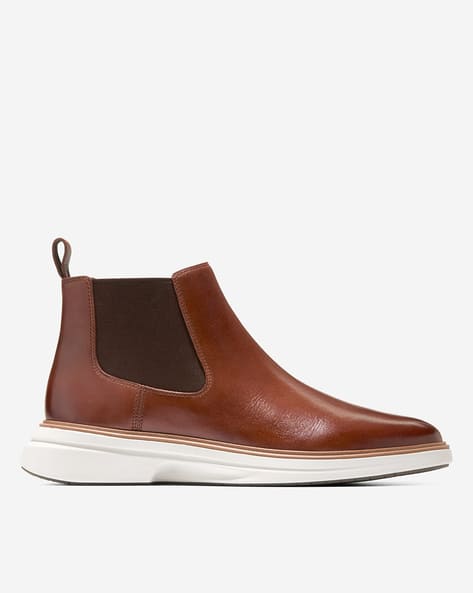 Cole Haan Women Round Toe Ankle-Length Boots