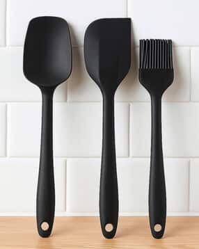 Silicone Small Spoon Scraper and Basting Brush -image-42