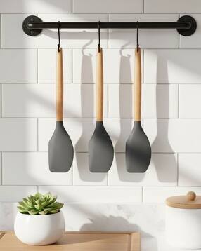 Wooden Handle Spoon Spatula-image-49