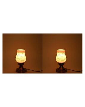 afast Glass Table Lamp with Decorative Glass Shade -picture-11