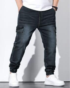 eyebogler Men Mid-Rise Joggers with cargo Pockets-picture-48