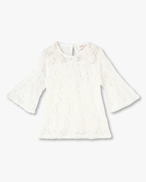 point cove Girls Lace Tailored Fit Top-picture-22