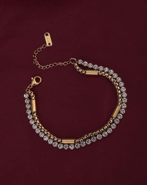 Palmonas Women Link Metal Bracelet