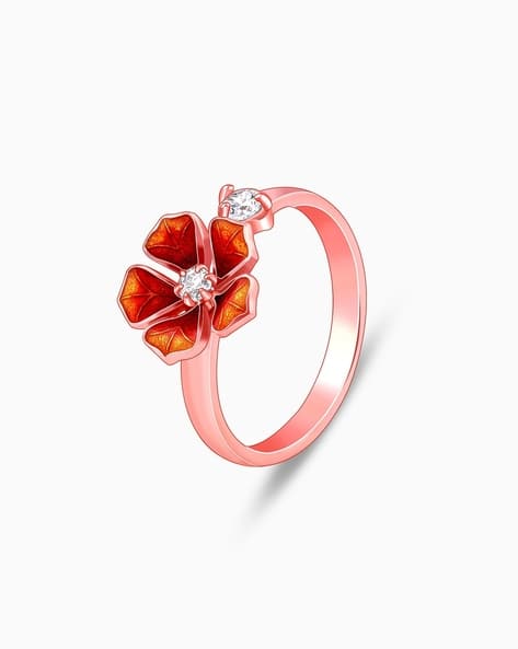 Giva Women Sterling Silver Bell Mallow Ring
