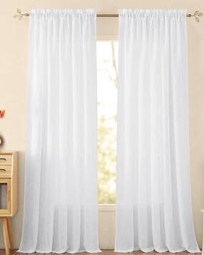 homemonde Pack of 2 Door Curtain with Rod-Pockets Header-picture-31