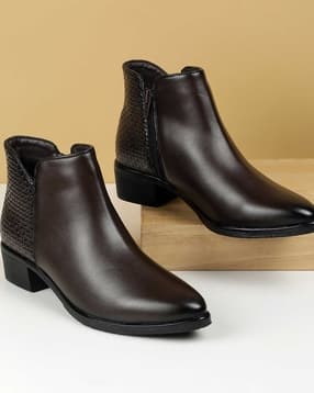 mochi Women Round-Toe Boot with Side Zip-picture-52